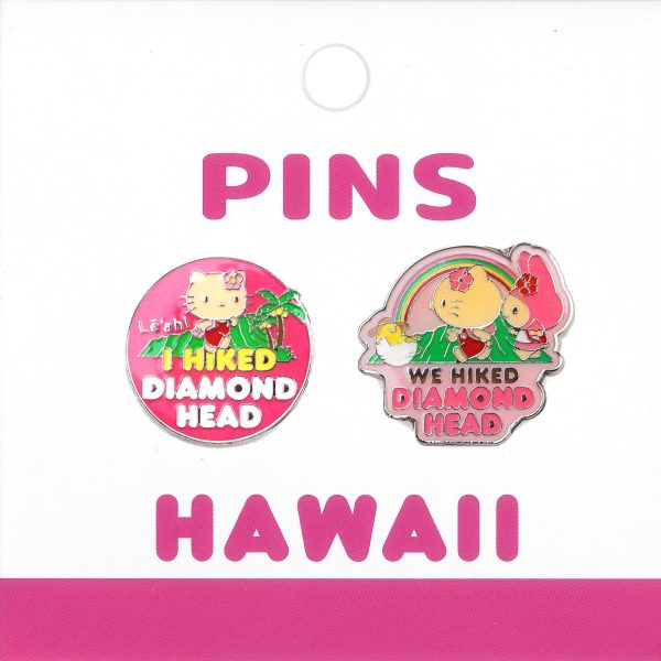 Hello Kitty Hiked Diamond Head Pin Set For Cheap - Image 3