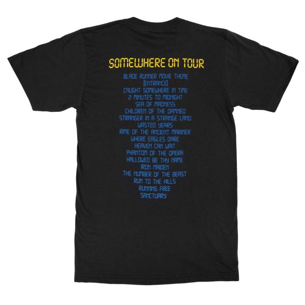 Iron Maiden  Somewhere In Time Tour  T-Shirt For Sale - Image 2